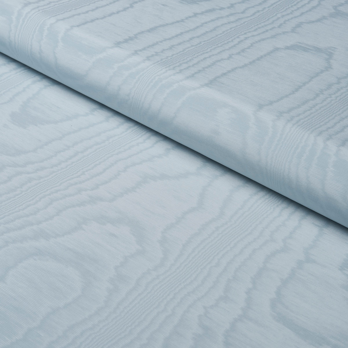 Washington Moiré - Robin'S Egg - Schumacher 87100 Fabric - Schumacher Fabric