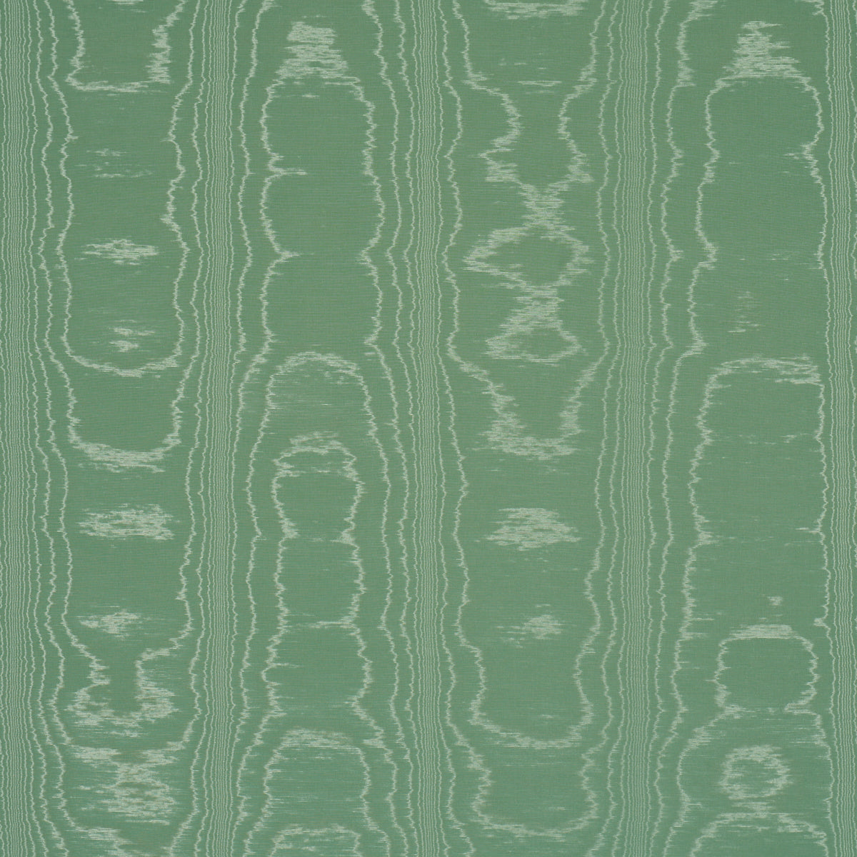 Washington Moiré - Green - Schumacher 87101 Fabric - Schumacher Fabric