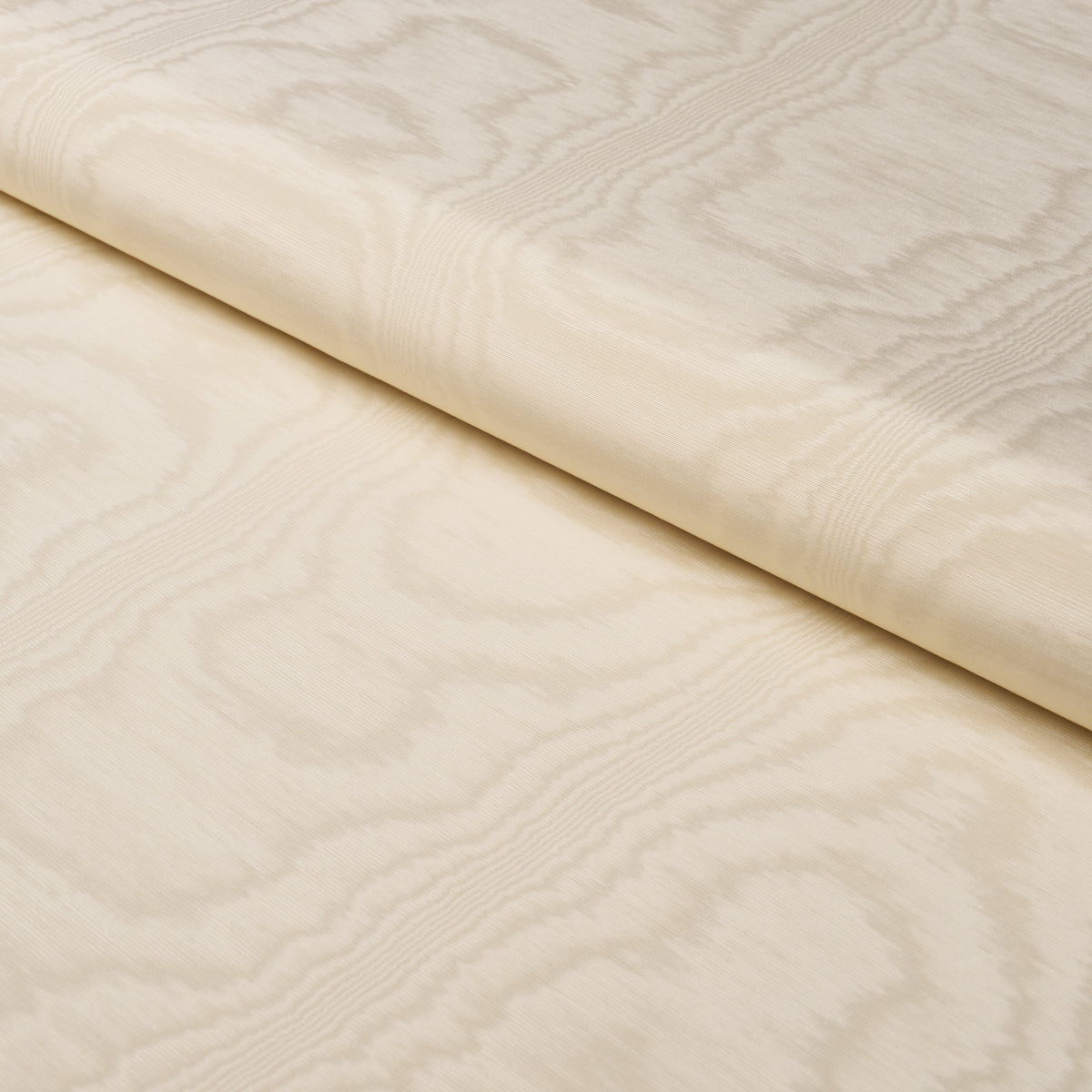 Washington Moiré - Vanilla - Schumacher 87104 Fabric - Schumacher Fabric