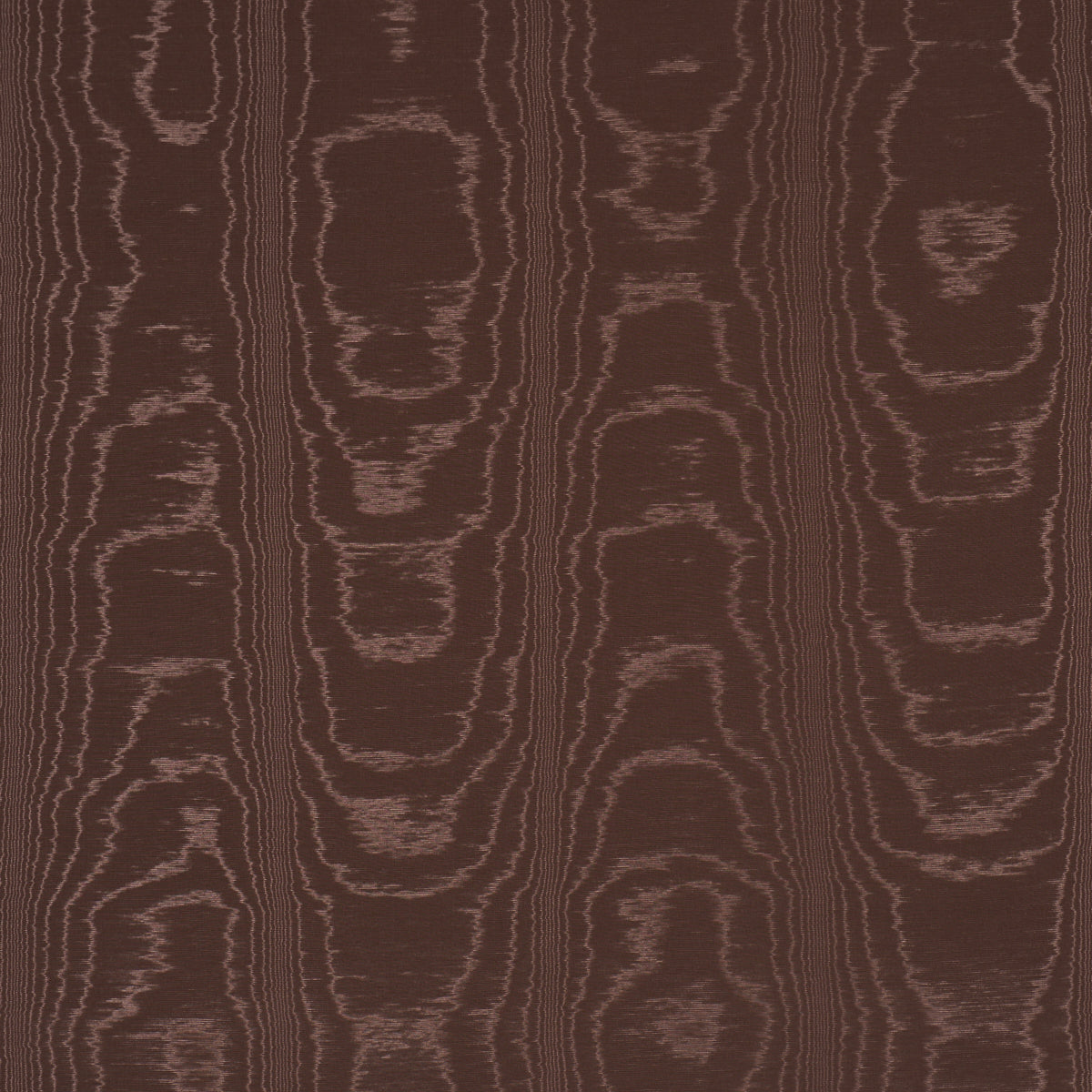 Washington Moiré - Brown - Schumacher 87106 Fabric - Schumacher Fabric