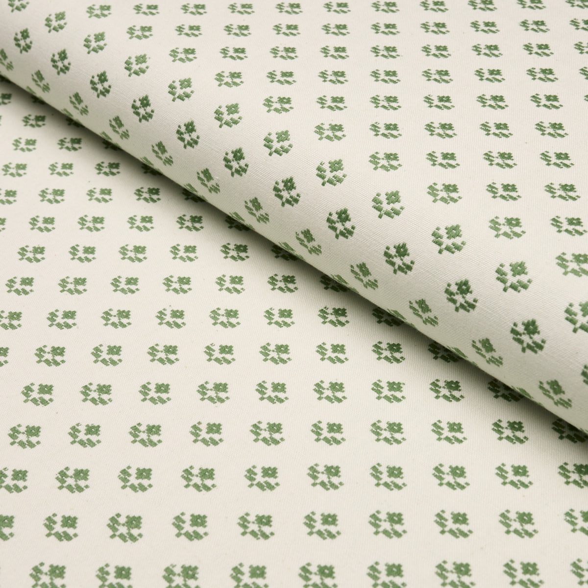 Robyn - Green - Schumacher 87111 Fabric - Schumacher Fabric