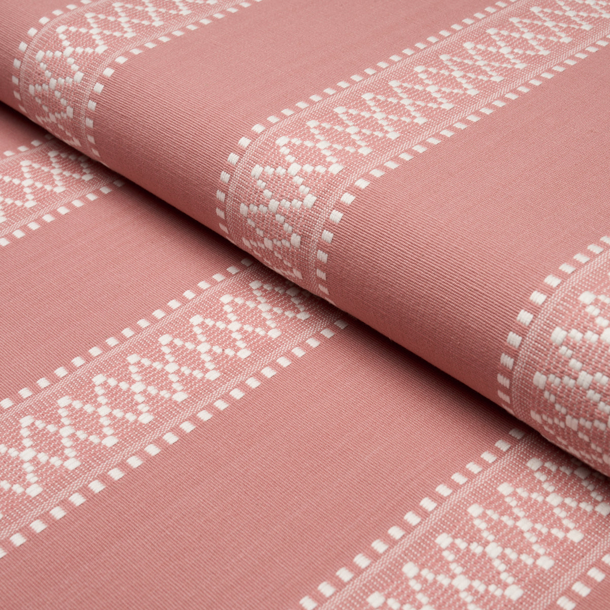 Shannon Stripe - Pink - Schumacher 87201 Fabric - Schumacher Fabric
