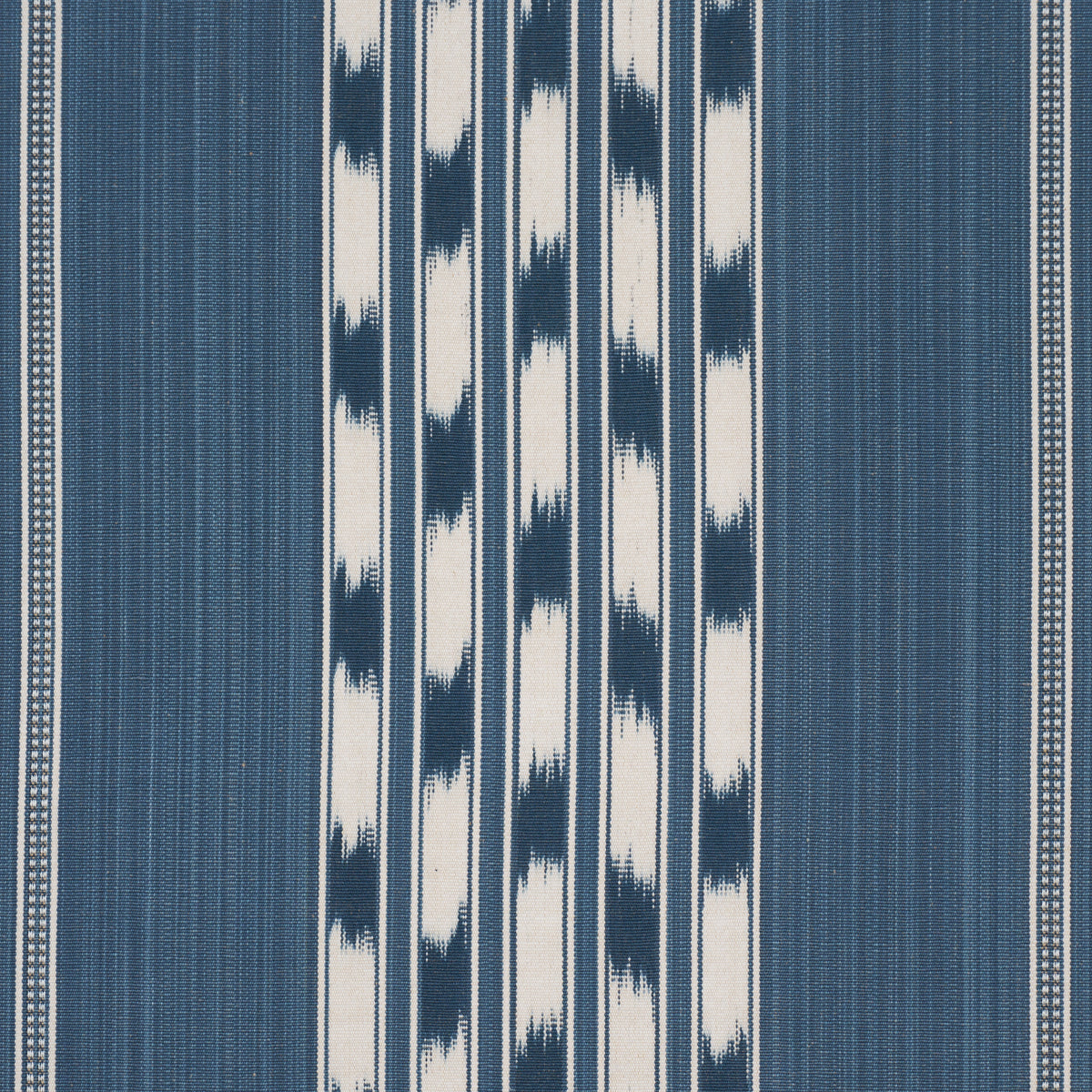 Deja Stripe - Indigo - Schumacher 87241 Fabric - Schumacher Fabric
