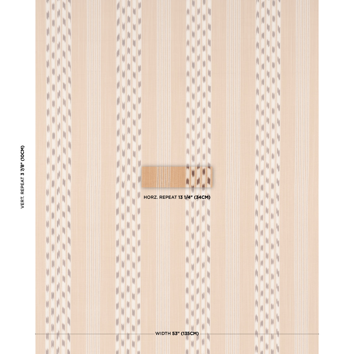 Deja Stripe - Ochre - Schumacher 87242 Fabric - Schumacher Fabric