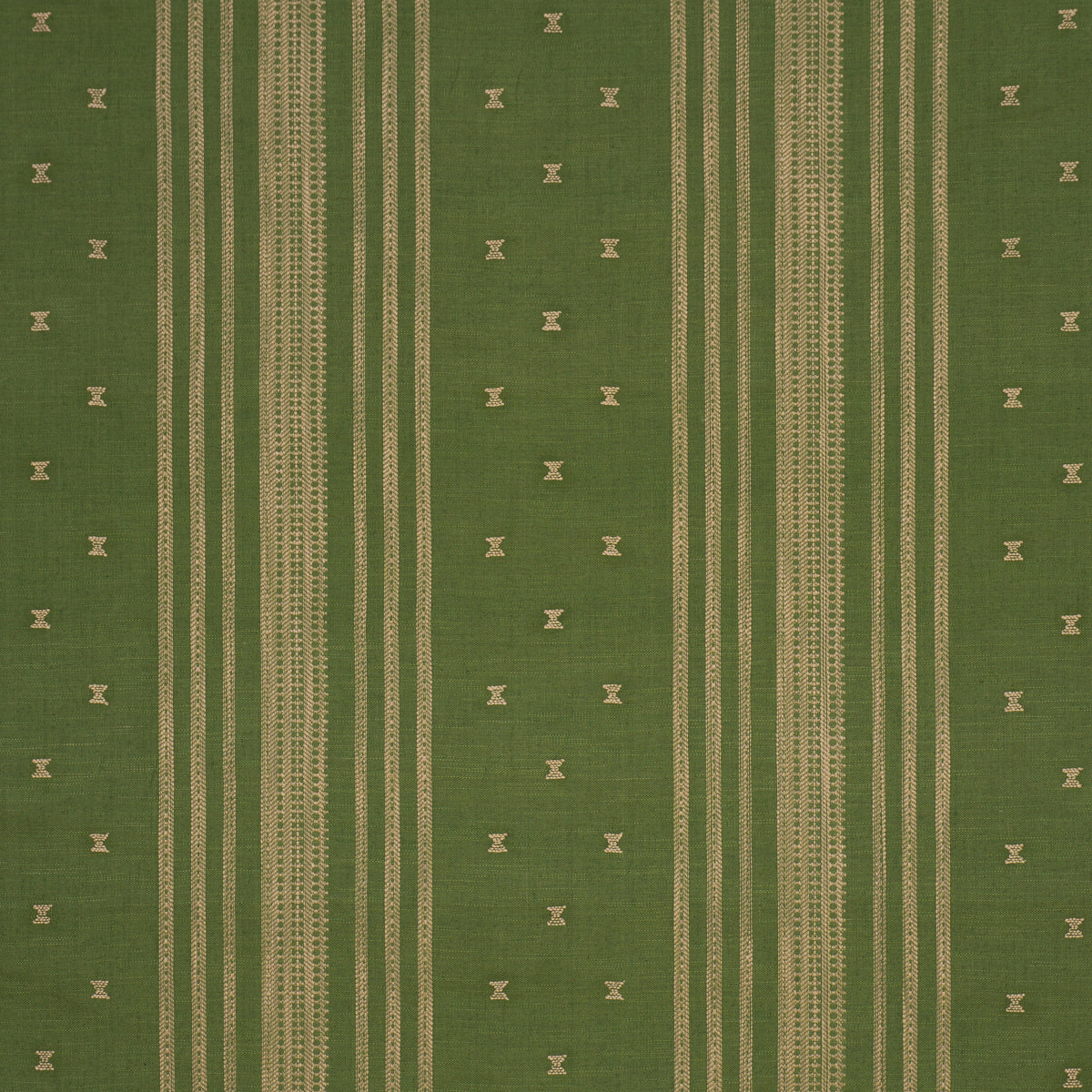 Imara Stripe - Green - Schumacher 87251 Fabric - Schumacher Fabric