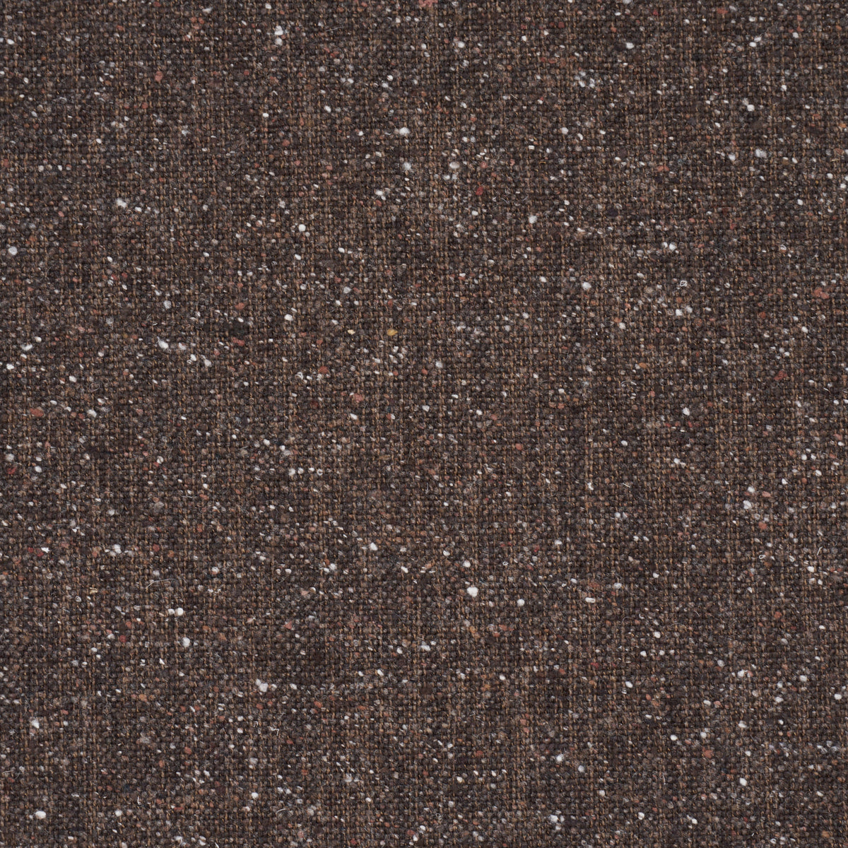 Clarke Donegal Wool Blend - Dark Brown - Schumacher 87313 Fabric - Schumacher Fabric