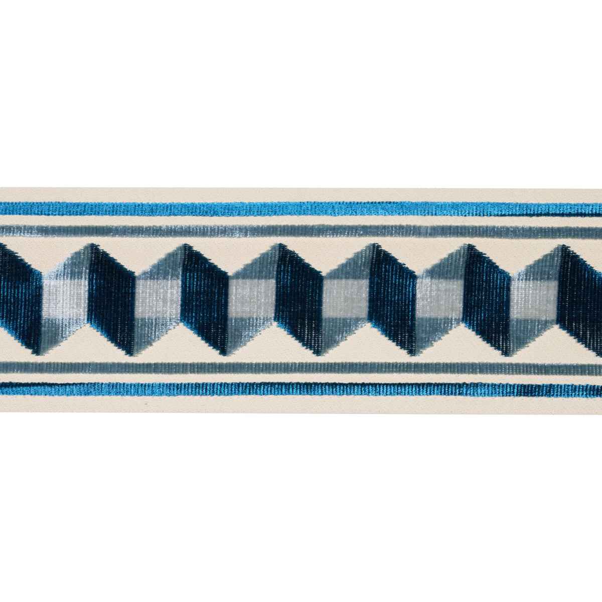 Jilly Velvet Tape - Staffordshire Blue - Schumacher 87460