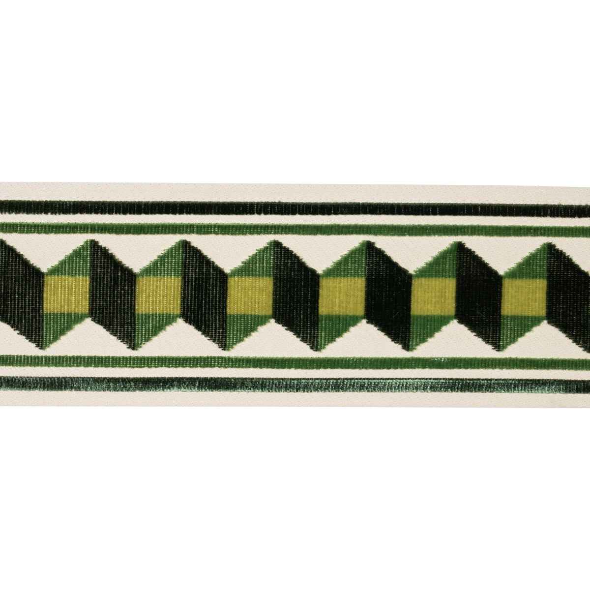 Jilly Velvet Tape - Pear Green - Schumacher 87462
