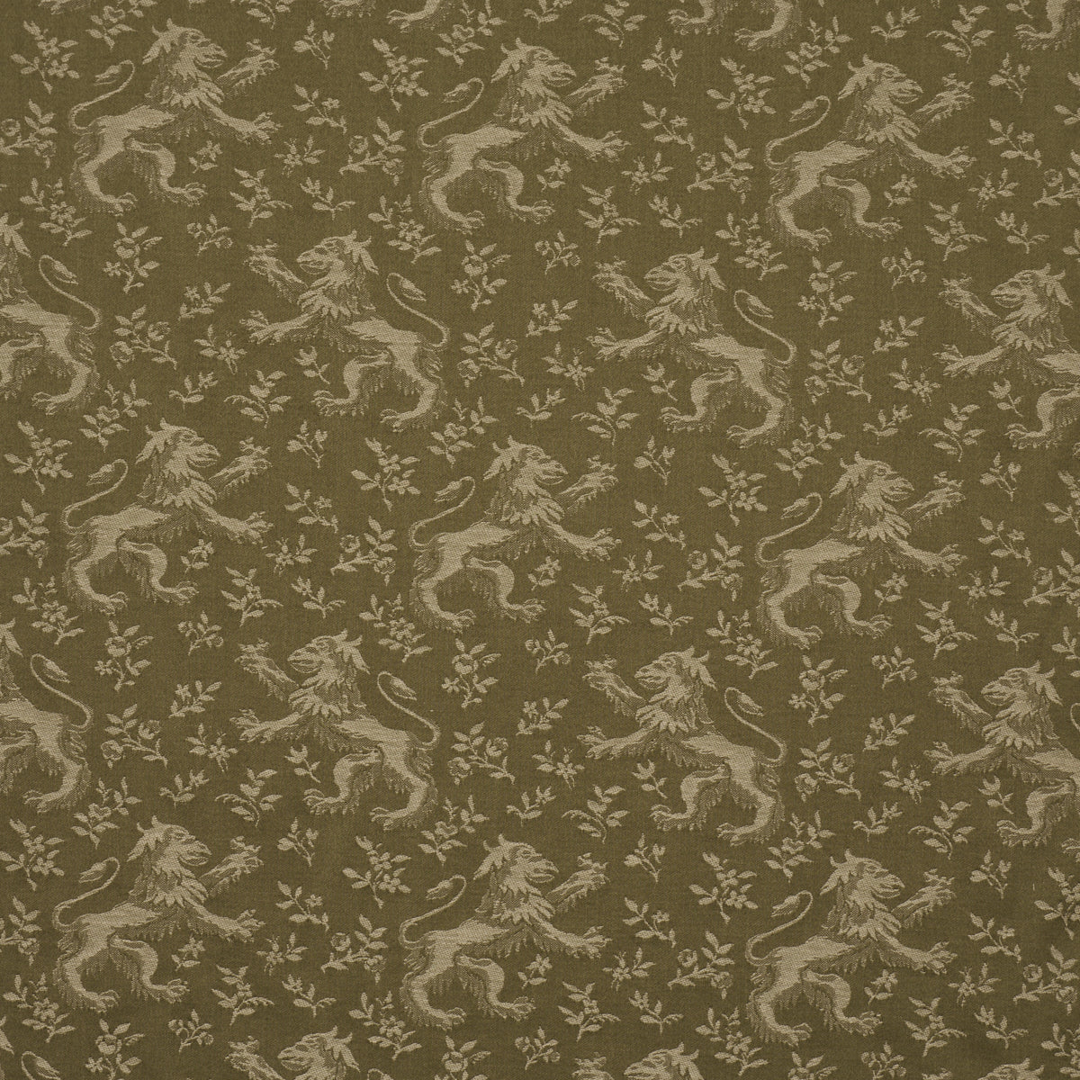 Ewan's Beasts - Moss - Schumacher 87540 Fabric - Schumacher Fabric