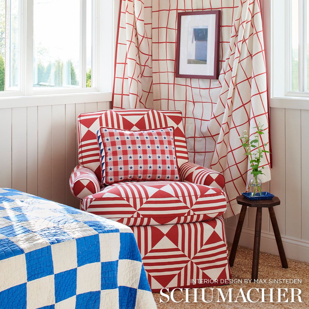 Independence Plaid - Americana - Schumacher 87570 Fabric - Schumacher Fabric