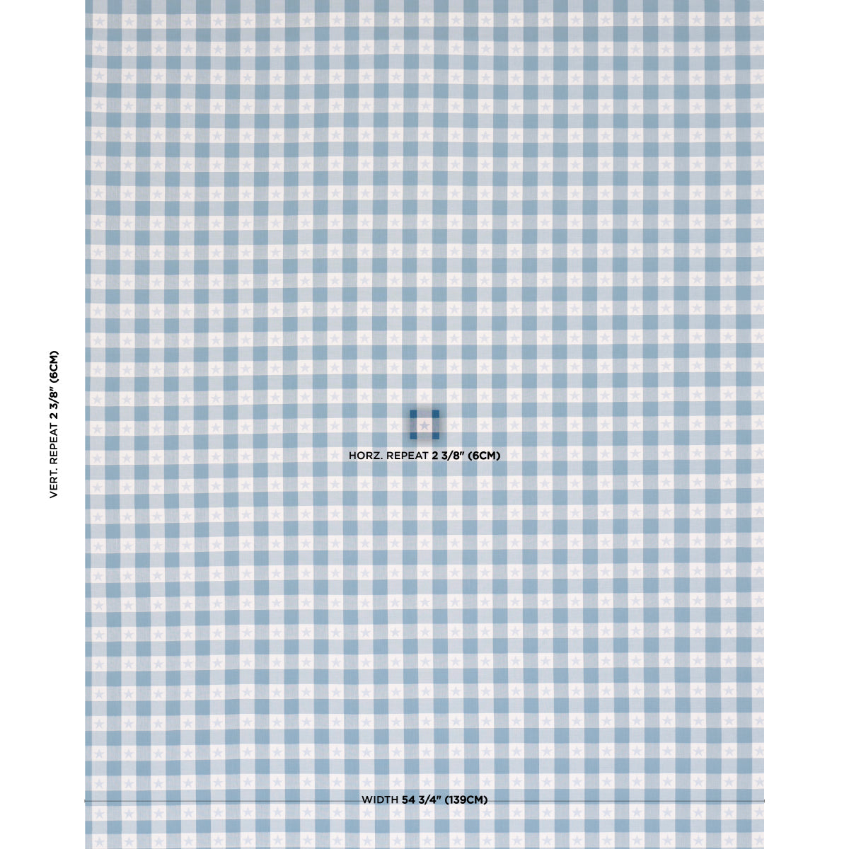 Independence Plaid - Blue - Schumacher 87571 Fabric - Schumacher Fabric