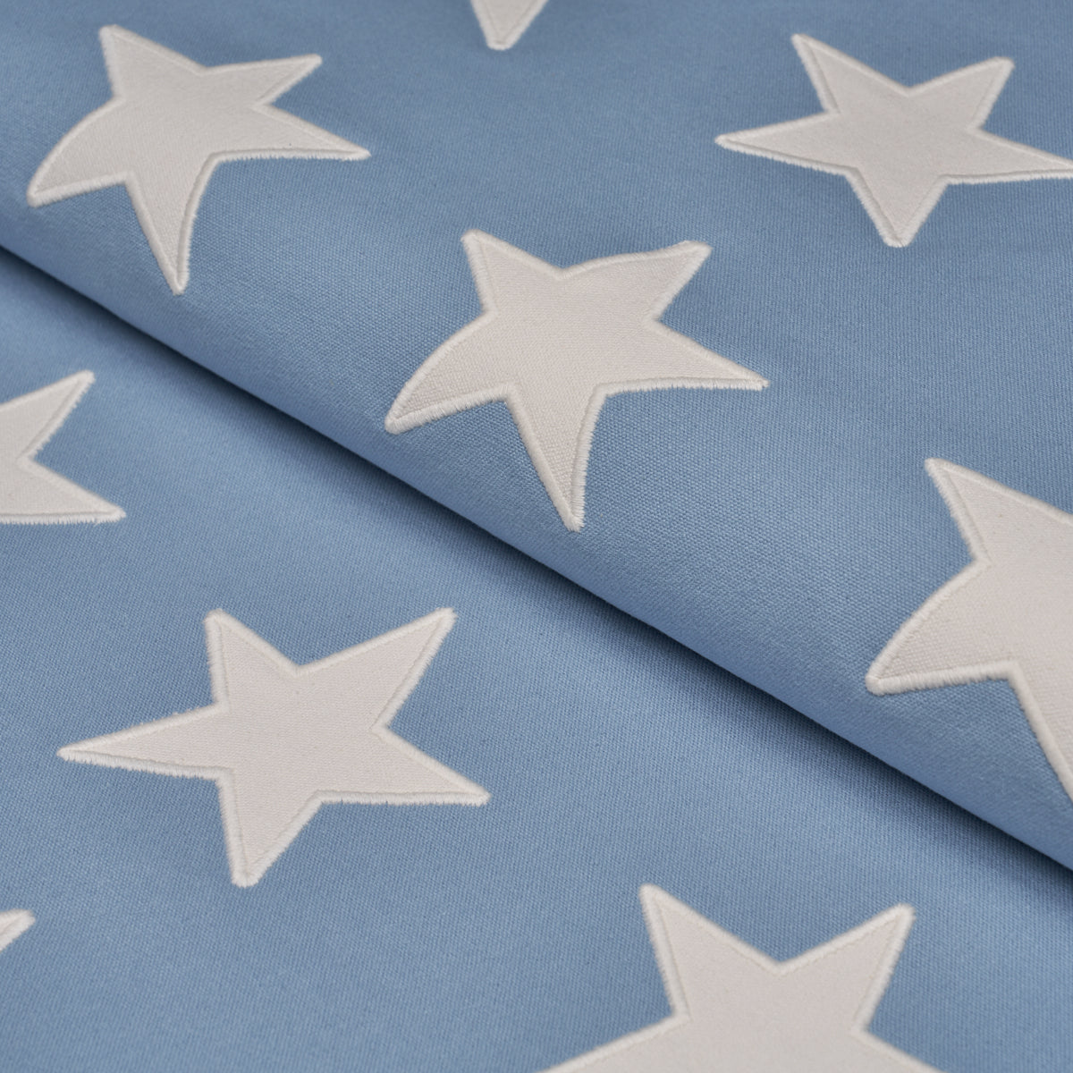 Starfield Appliqué - Sky - Schumacher 87601 Fabric - Schumacher Fabric