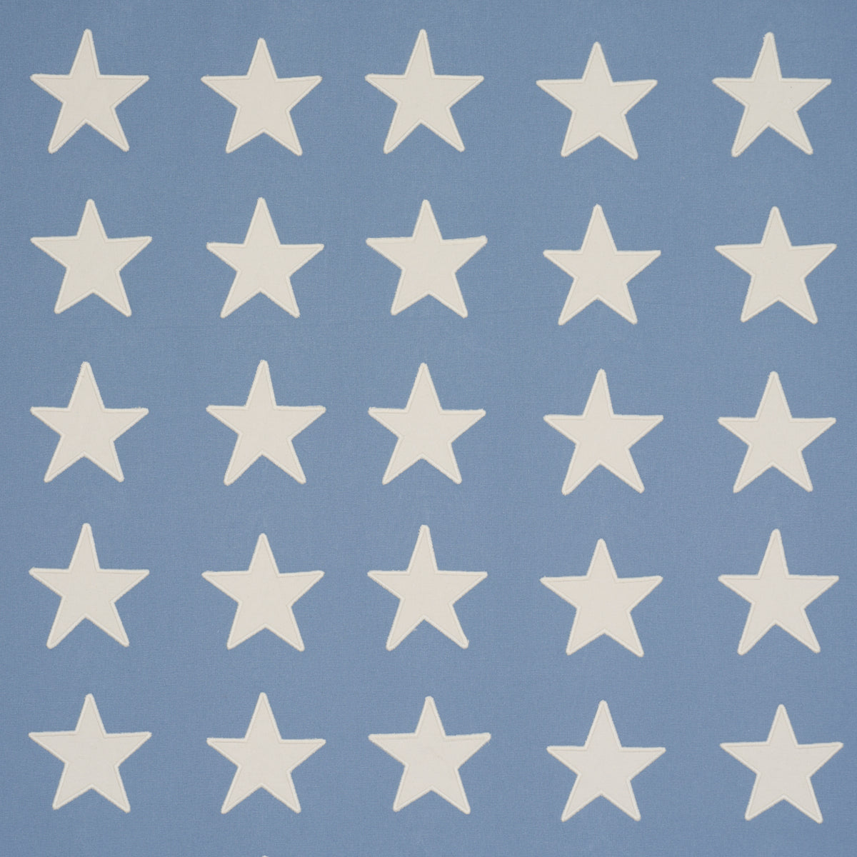 Starfield Appliqué - Sky - Schumacher 87601 Fabric - Schumacher Fabric
