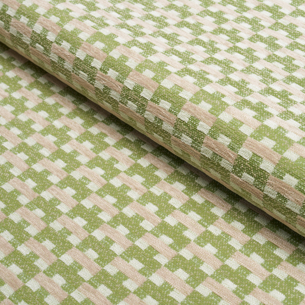 Thatcher Performance - Green - Schumacher 87662 Fabric - Schumacher Fabric