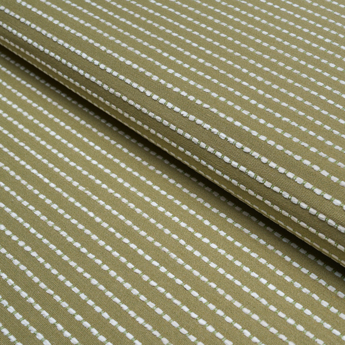 Austen Performance Stripe - Leaf - Schumacher 87681 Fabric - Schumacher Fabric