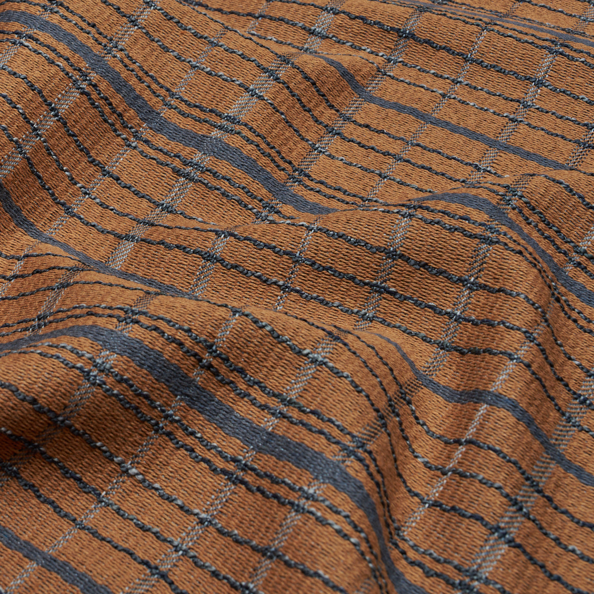 Merrick Performance Plaid - Sepia - Schumacher 87692 Fabric - Schumacher Fabric