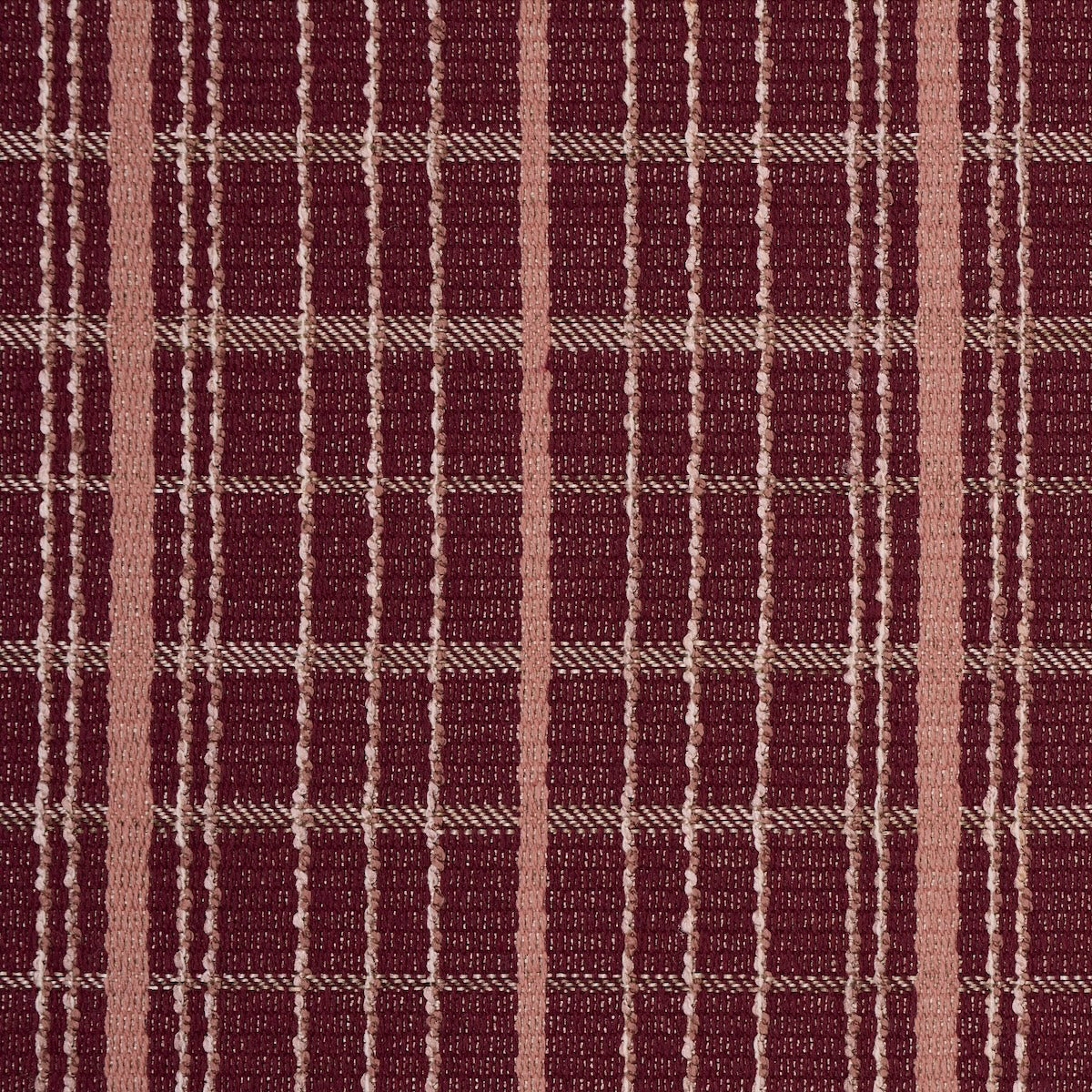 Merrick Performance Plaid - Garnet - Schumacher 87693 Fabric - Schumacher Fabric