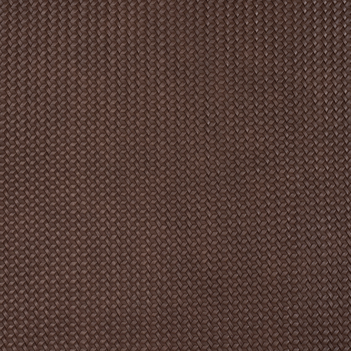 Vegan Leather Rattan Indoor/Outdoor - Brown - Schumacher 87805 Fabric - Schumacher Fabric