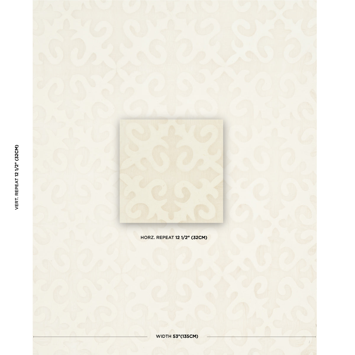 KYRGYZSTAN-WOOL-SILK-OYSTER-NATURAL-SCHUMACHER-87990 - Schumacher Tela