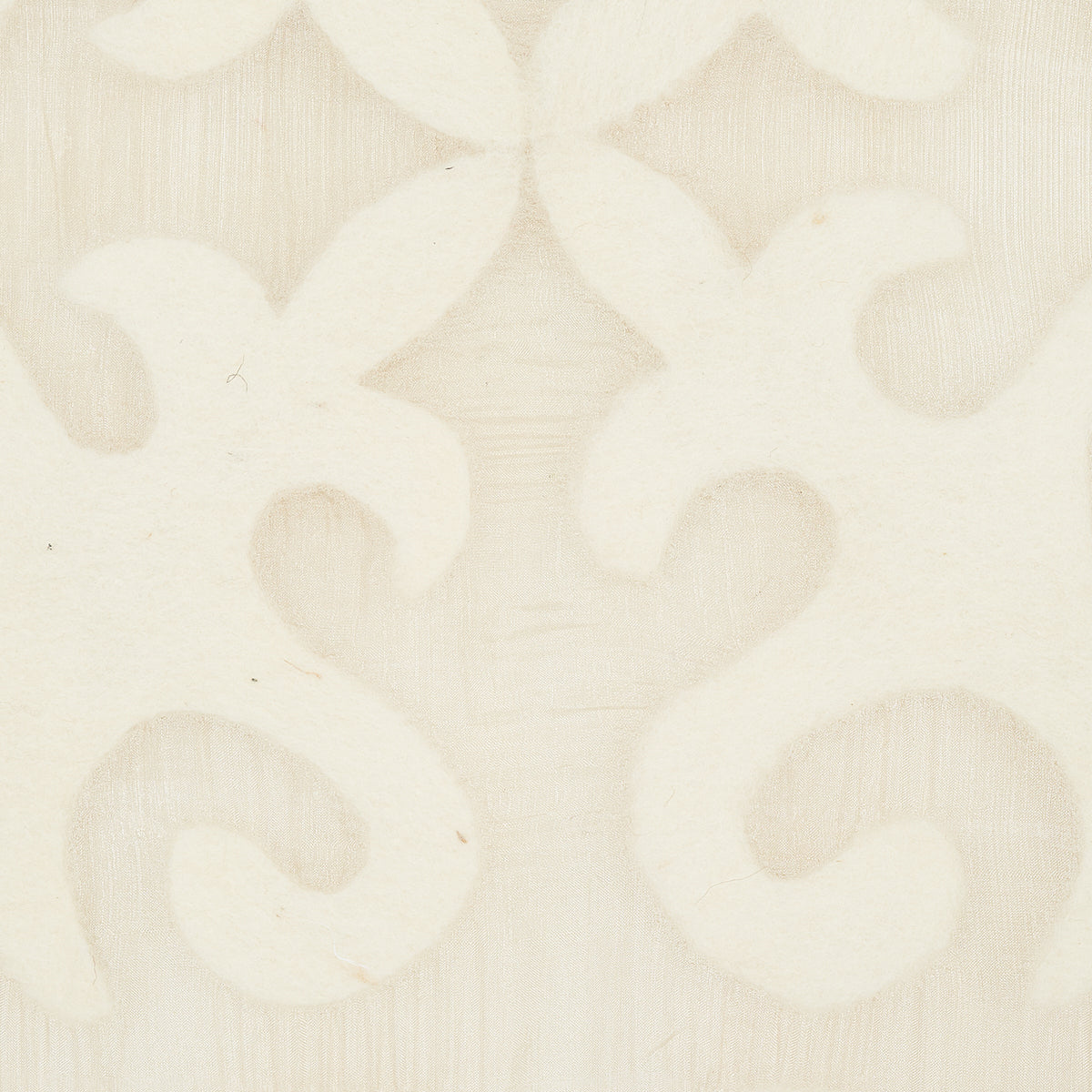 KYRGYZSTAN-WOOL-SILK-OYSTER-NATURAL-SCHUMACHER-87990 - Schumacher Tela