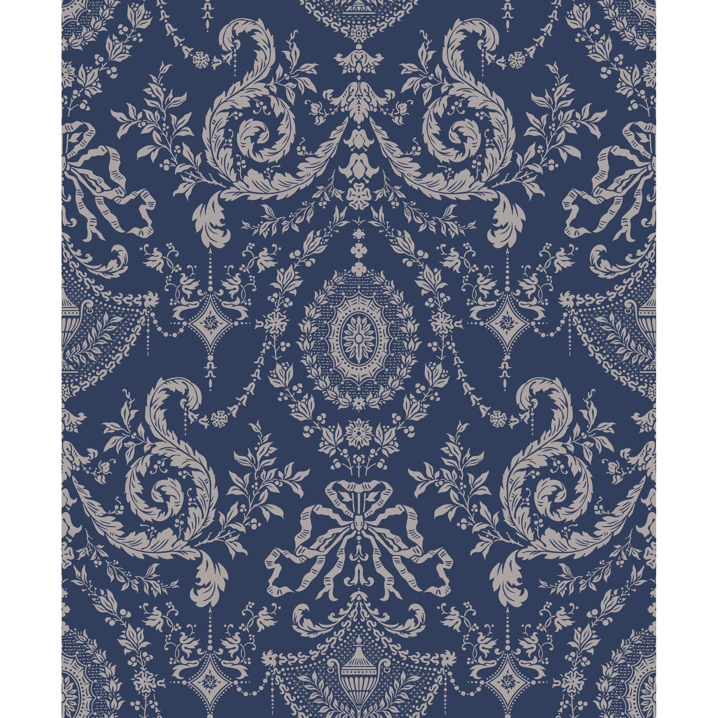 Woolverston - Blue - Cole & Son Wallpaper