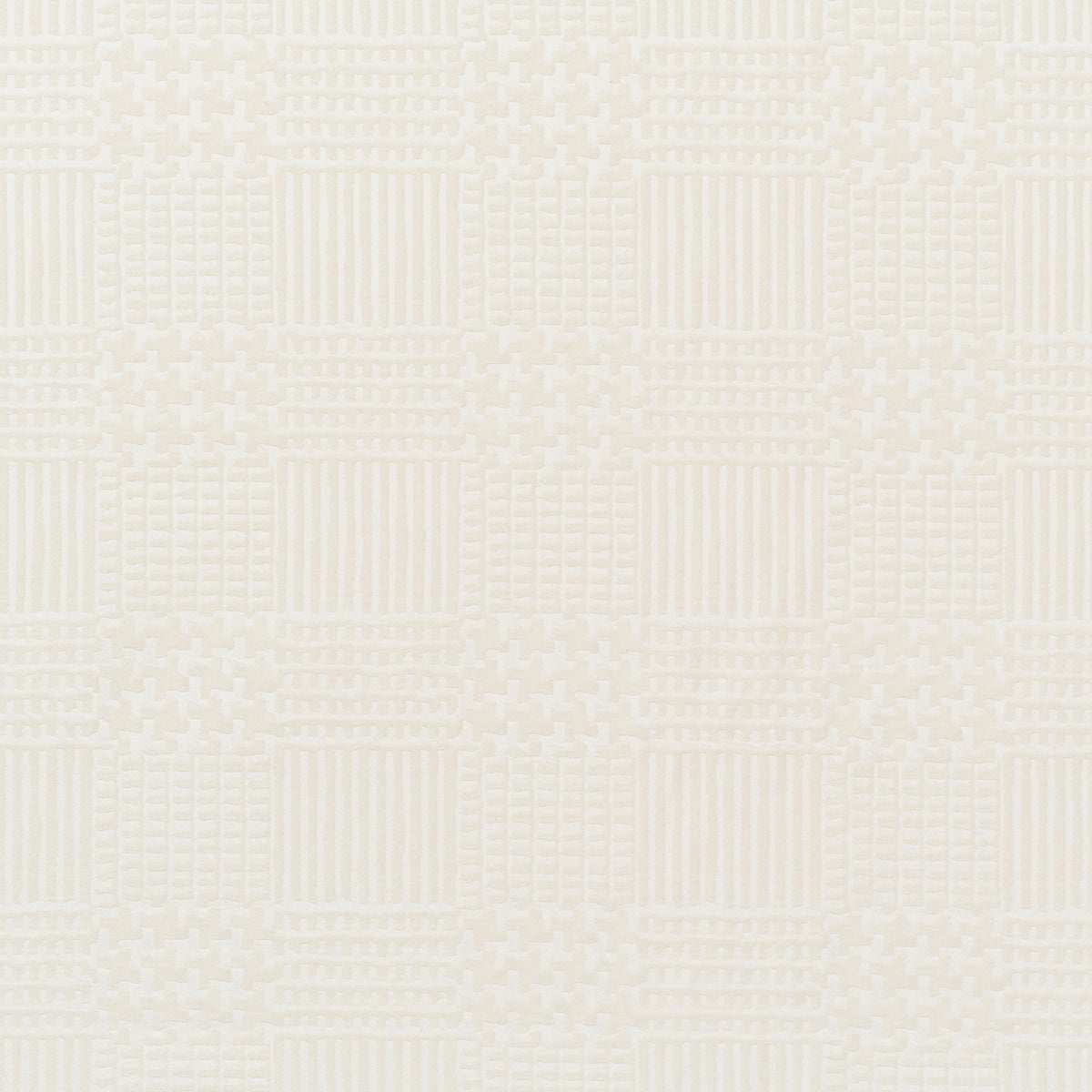 Fuzzy Plaid - Nacre - Schumacher 88010 Fabric - Schumacher Fabric