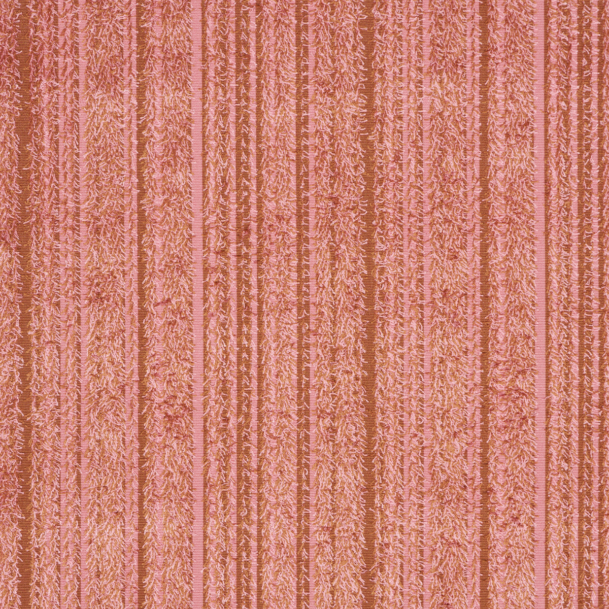 Groove Cut Velvet - Coral Dawn - Schumacher 88032 Fabric - Schumacher Fabric
