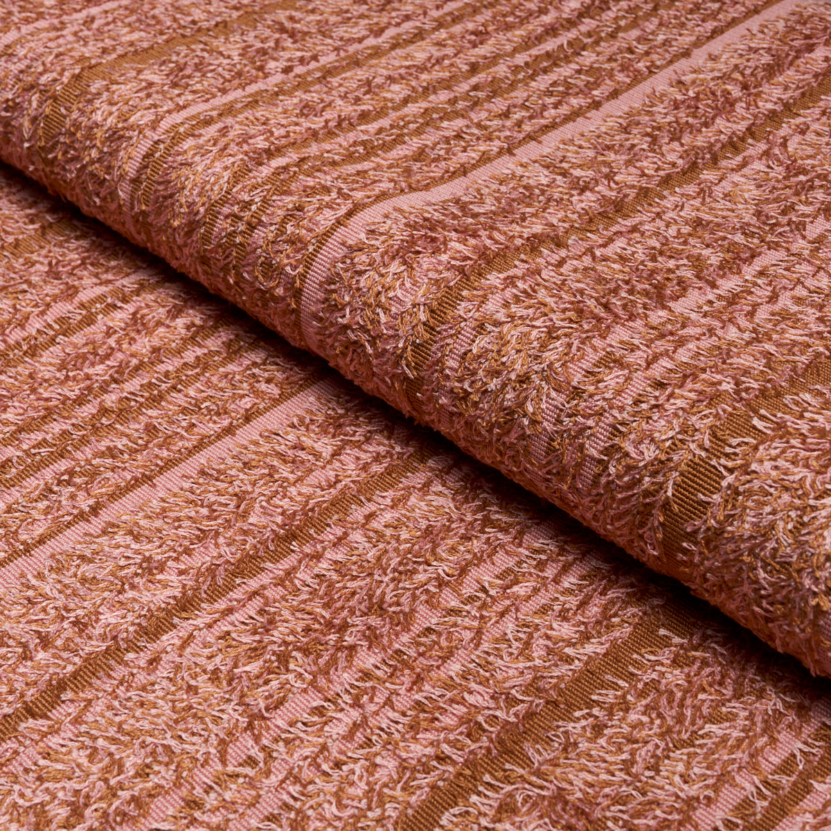 Groove Cut Velvet - Coral Dawn - Schumacher 88032 Fabric - Schumacher Fabric