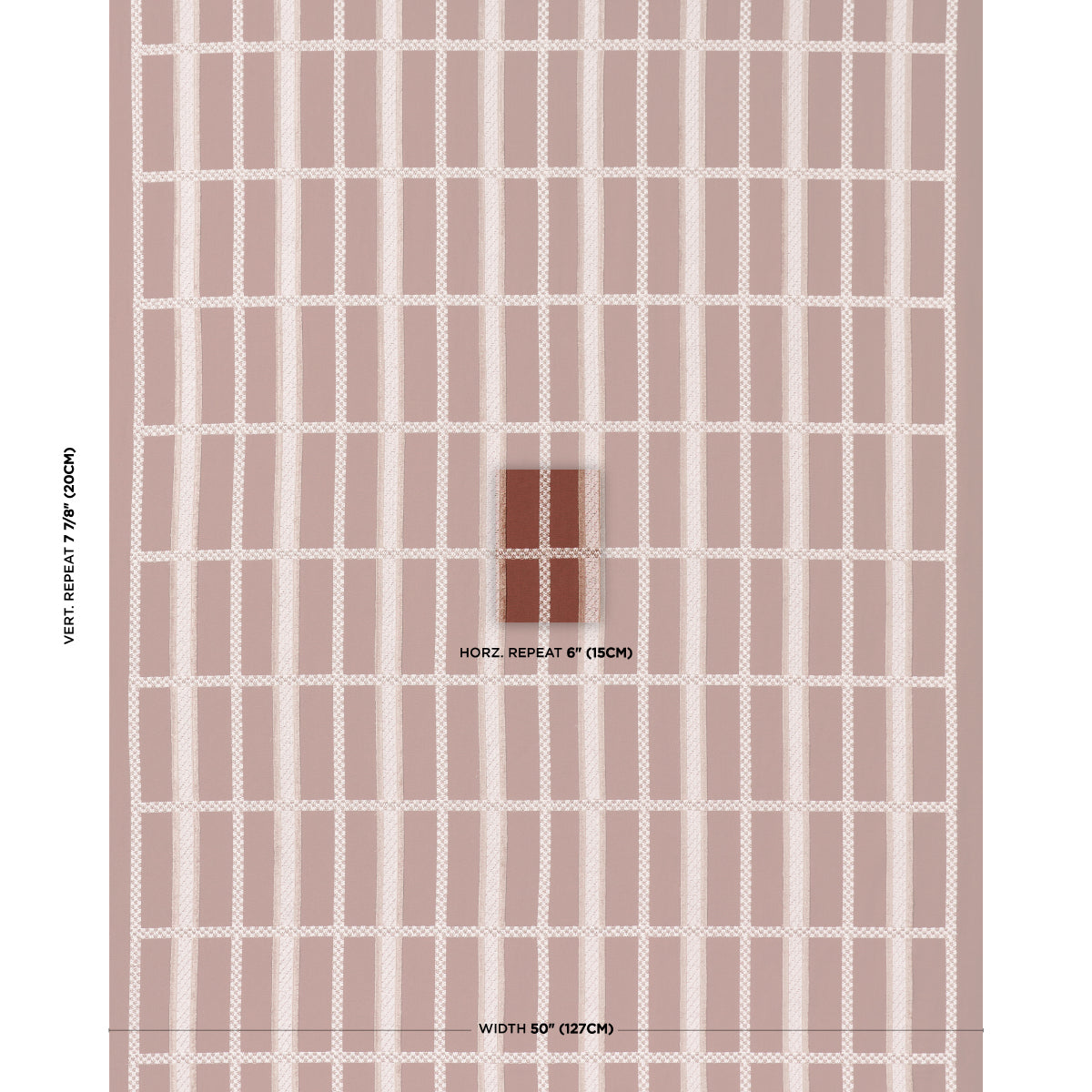 Jukebox - Terracotta - Schumacher 88050 Fabric - Schumacher Fabric