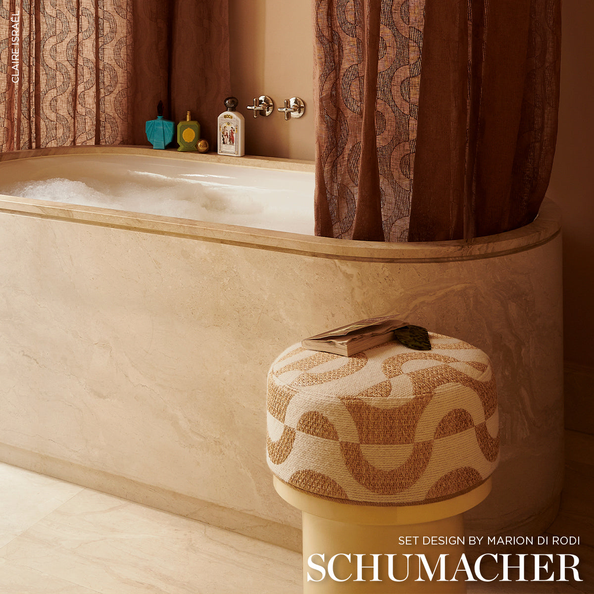 Stay In Tune - Nacre - Schumacher 88081 Fabric - Schumacher Fabric