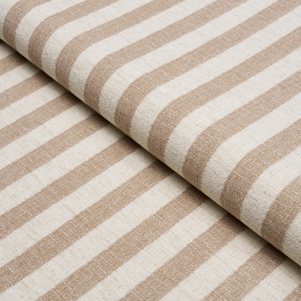Mallie Performance Stripe - Neutral - Schumacher 88650 Fabric - Schumacher Fabric