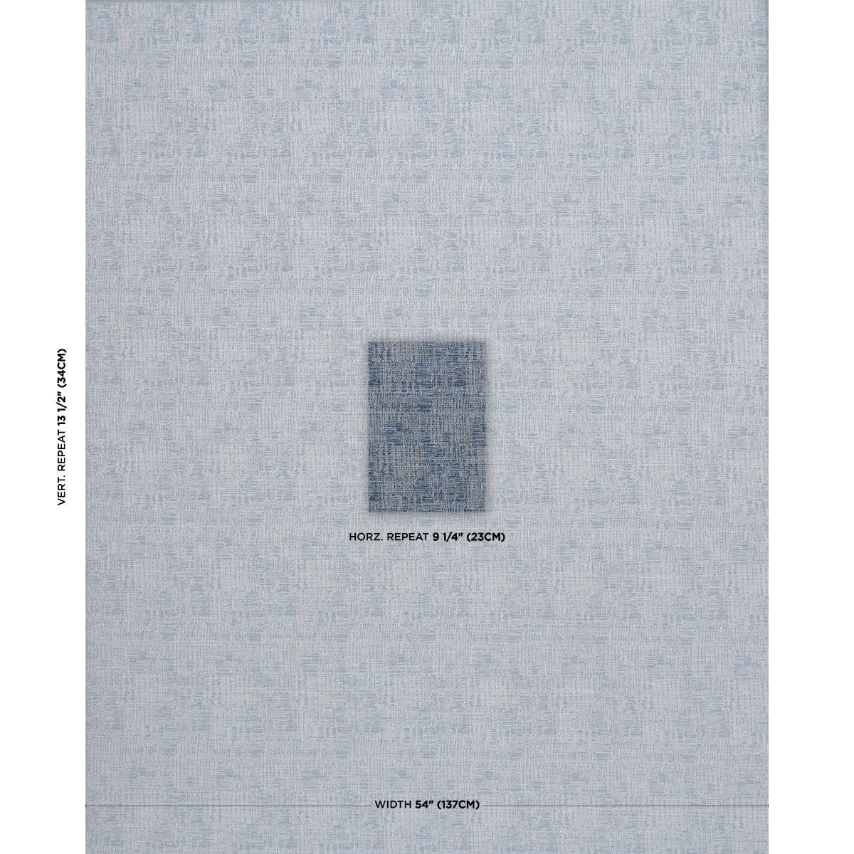 Sloane Performance - Blue - Schumacher 88703 Fabric - Schumacher Fabric