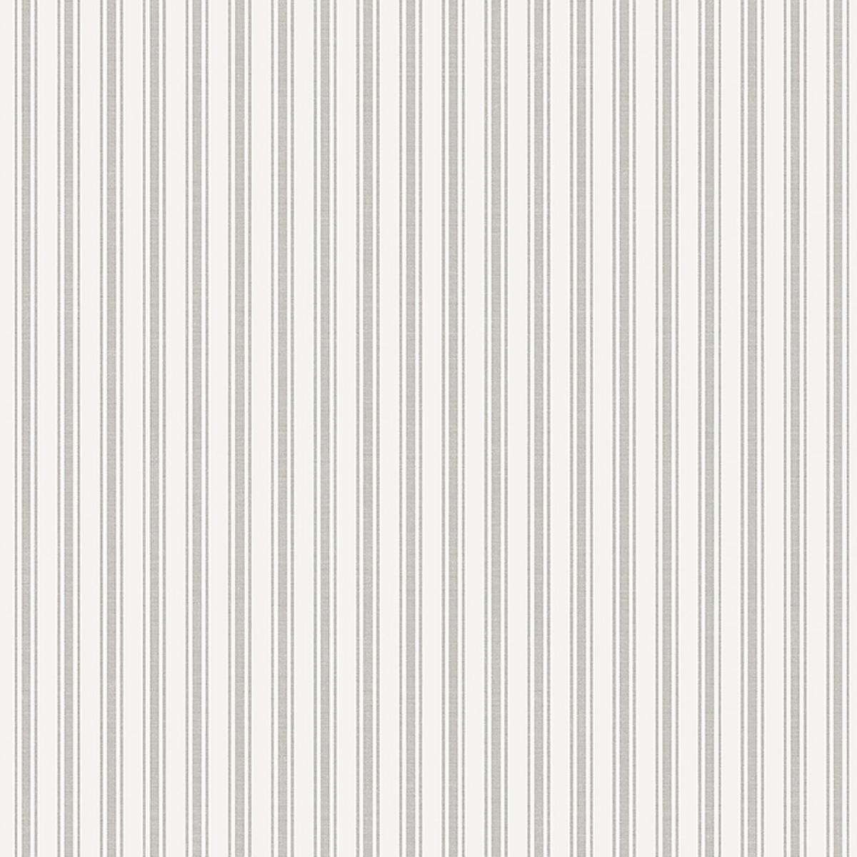 Aspö Stripe - Stone - Schumacher 8872 Wallcovering - Schumacher Wallpaper