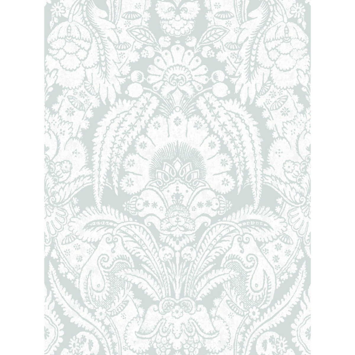 Chatterton - Pale Blue And White - COLE & SON Wallpaper