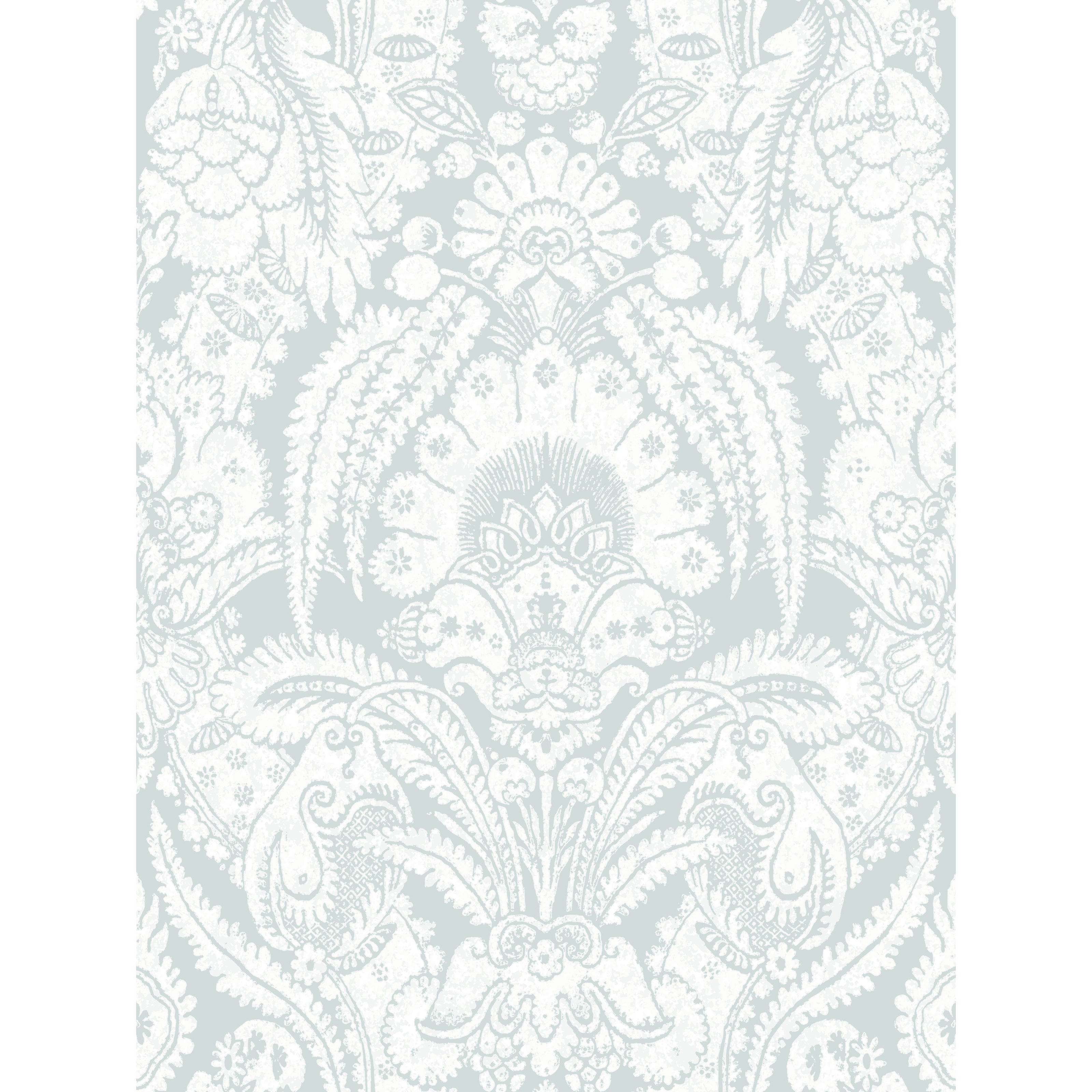 Chatterton - Pale Blue And White - Cole & Son Wallpaper
