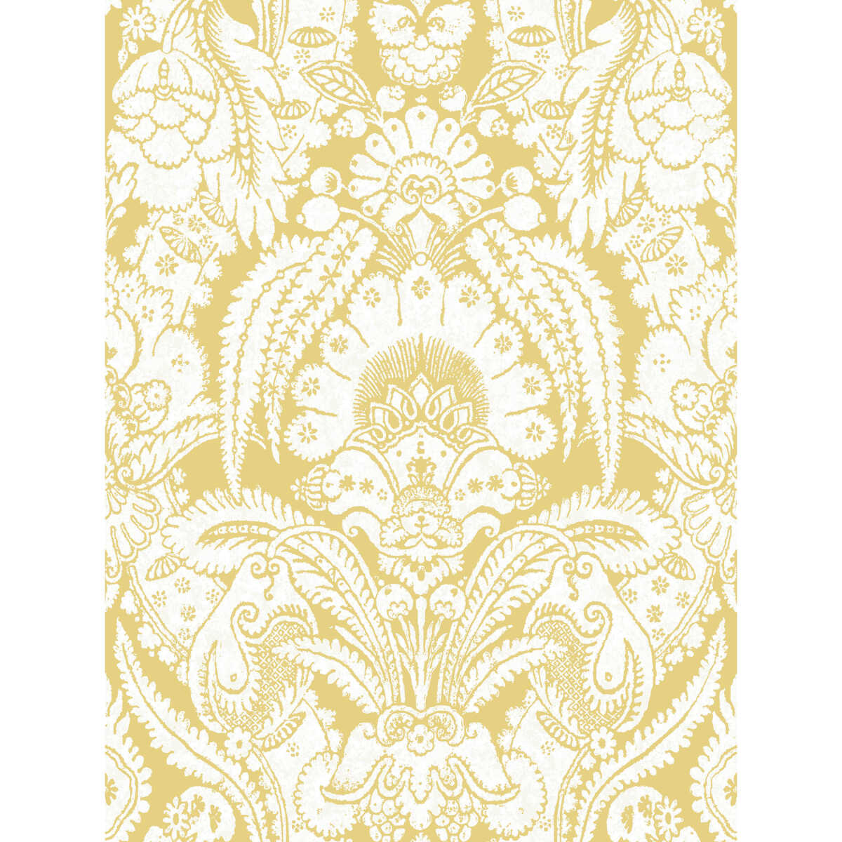 Chatterton - French Yellow And Ivory - COLE & SON Wallpaper