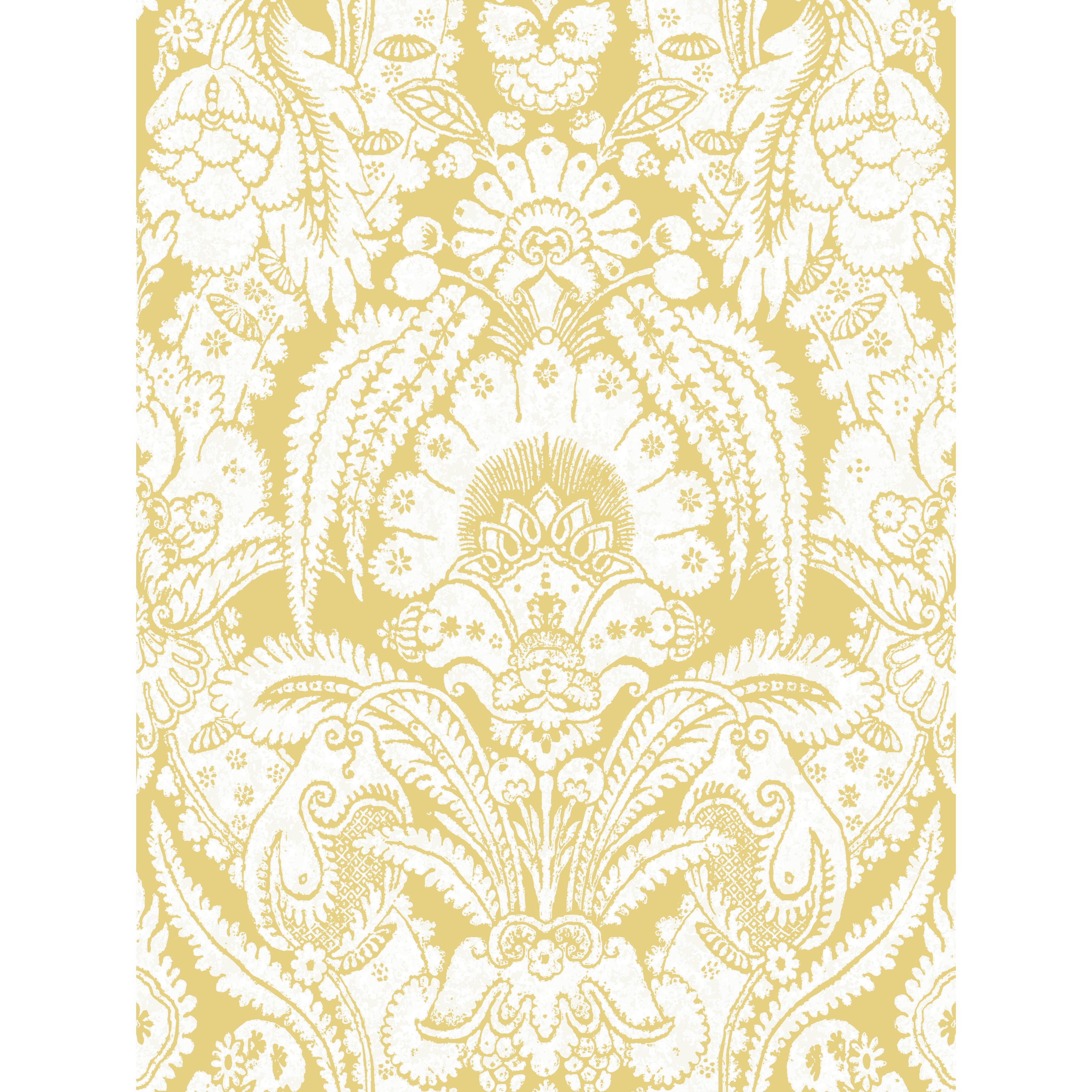 Chatterton - French Yellow And Ivory - Cole & Son Wallpaper