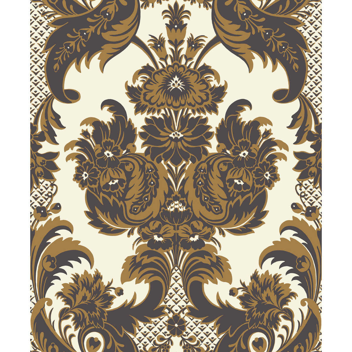 Wyndham - Black & Gold - COLE & SON Wallpaper