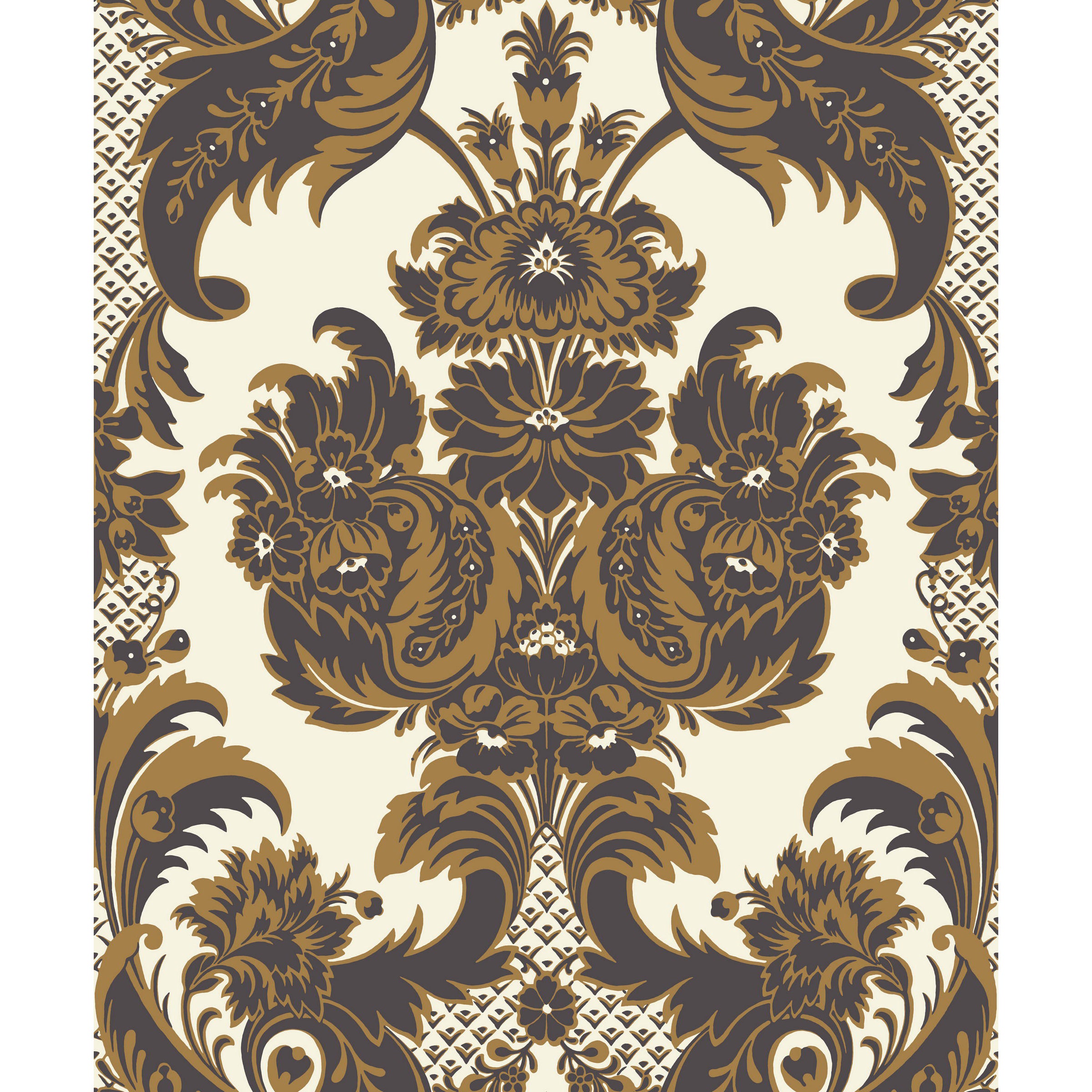 Wyndham - Black & Gold - Cole & Son Wallpaper