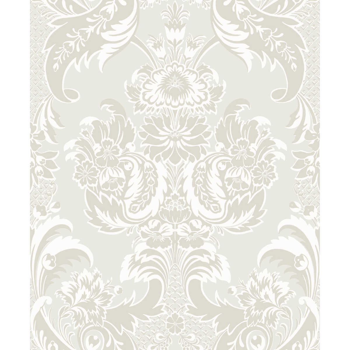 Wyndham - White And Pearl - COLE & SON Wallpaper