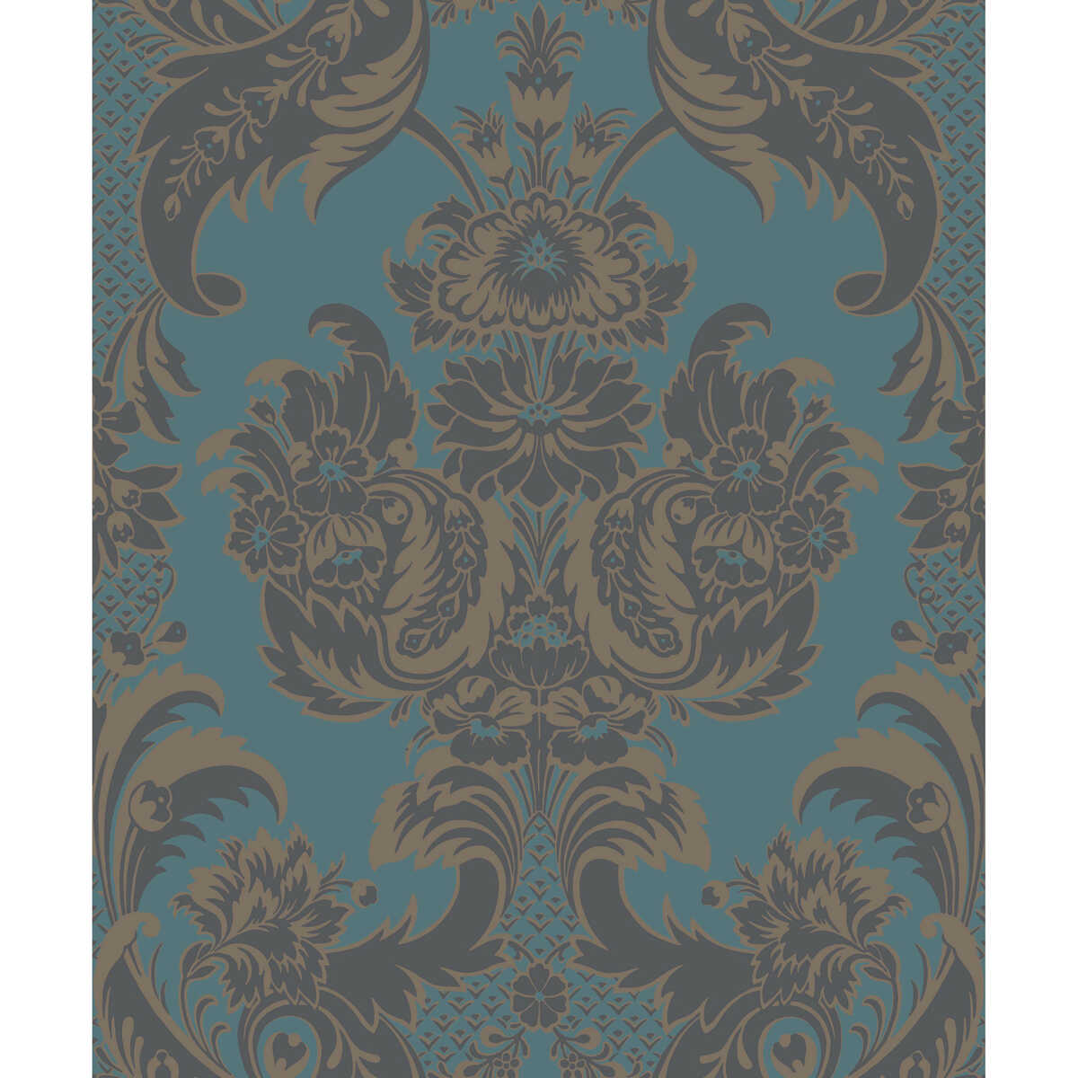 Wyndham - Teal And Charcoal