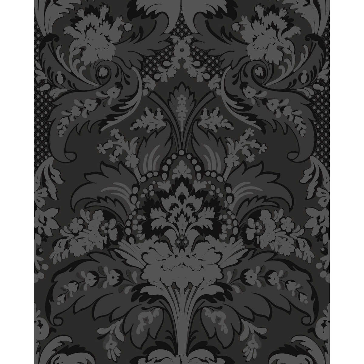 Aldwych - Black And Graphite - COLE & SON Wallpaper