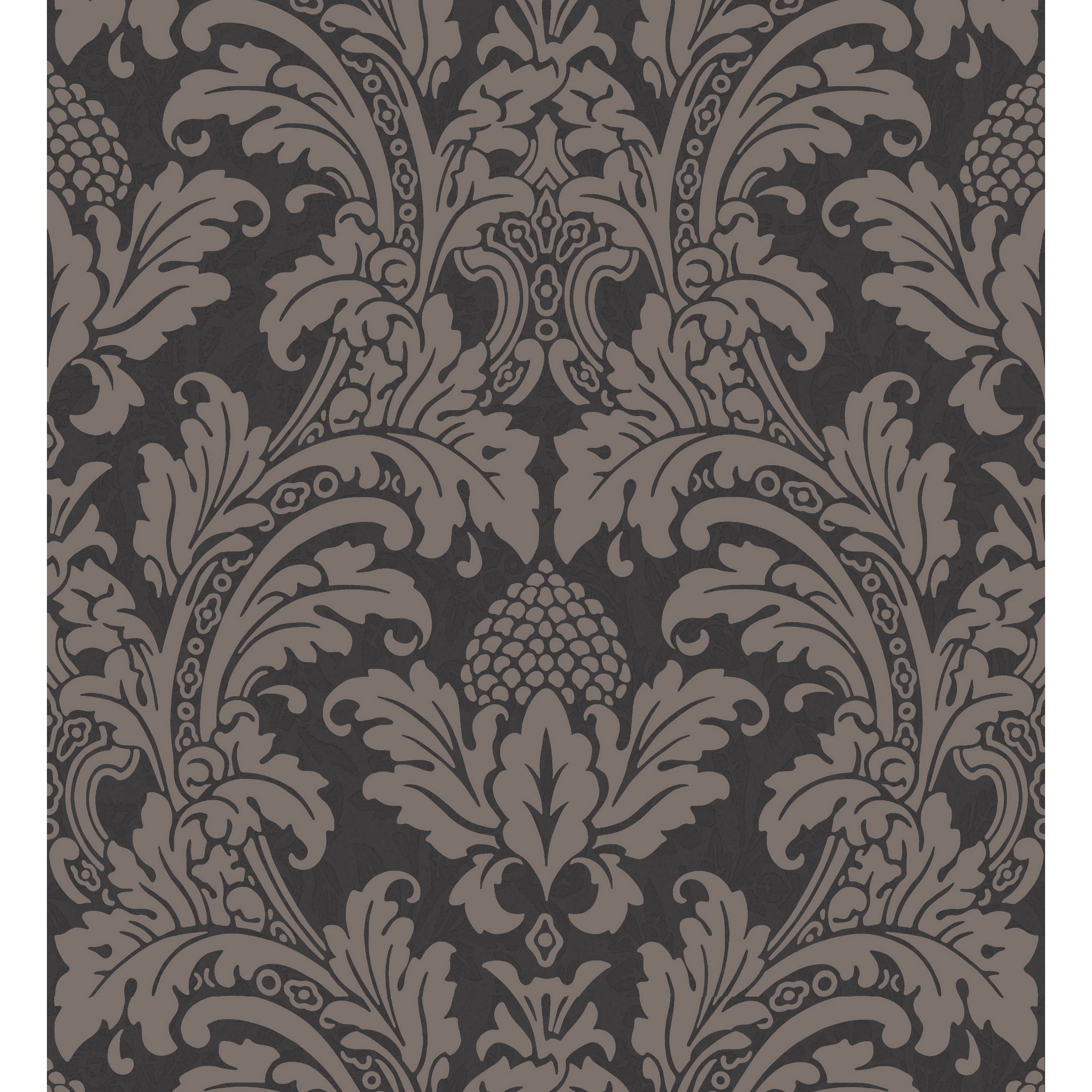 Blake - Black And Graphite - Cole & Son Wallpaper