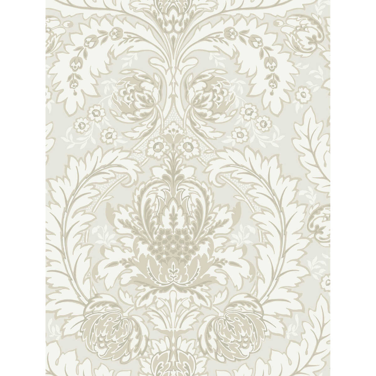 Coleridge - White And Ivory - COLE & SON Wallpaper