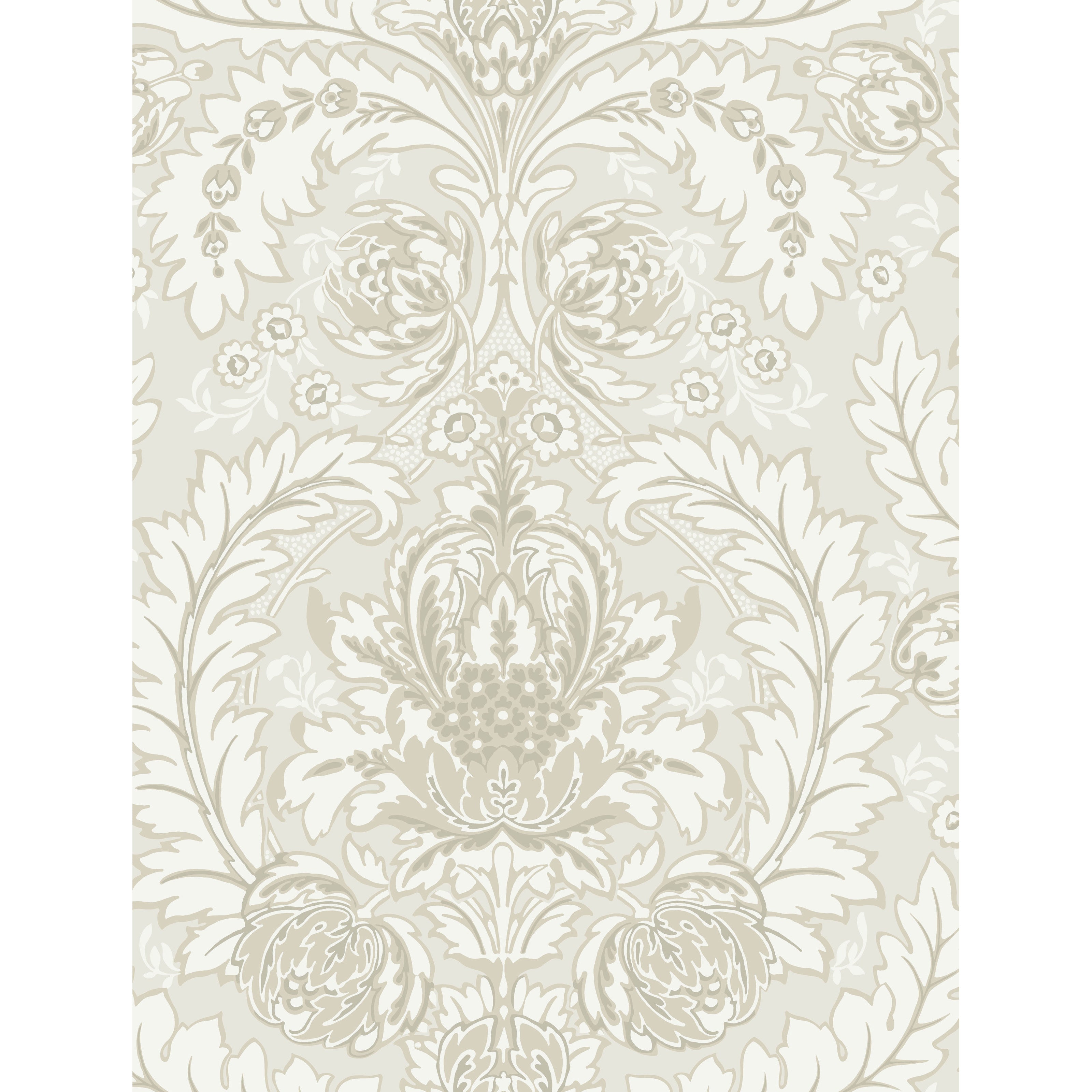 Coleridge - White And Ivory - Cole & Son Wallpaper