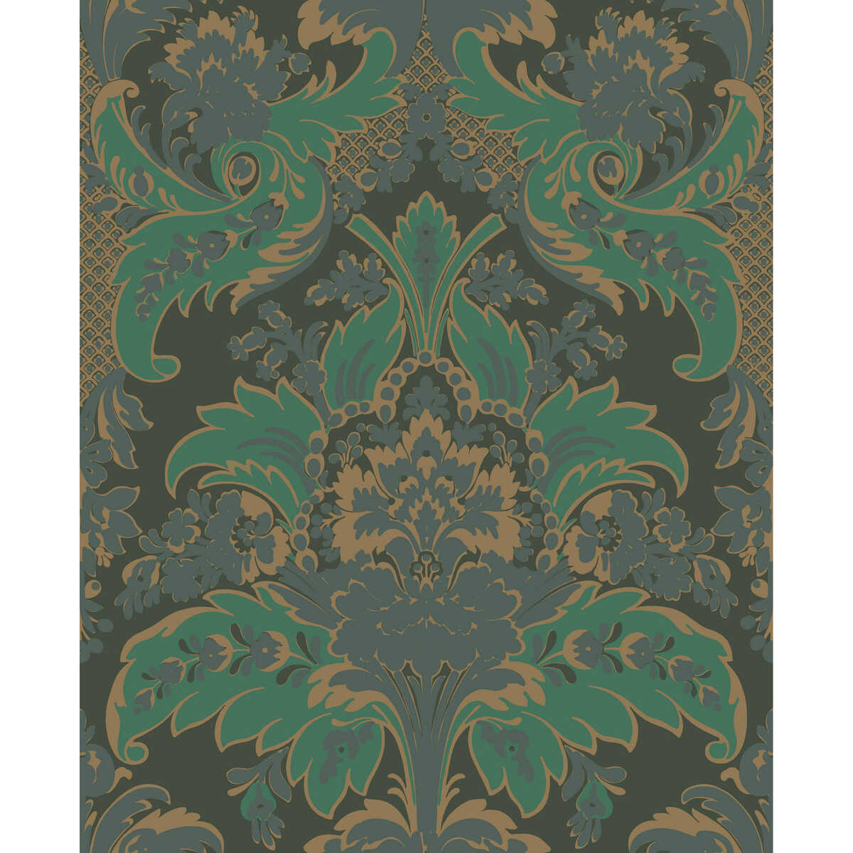 Aldwych - Green And Gold - COLE & SON Wallpaper