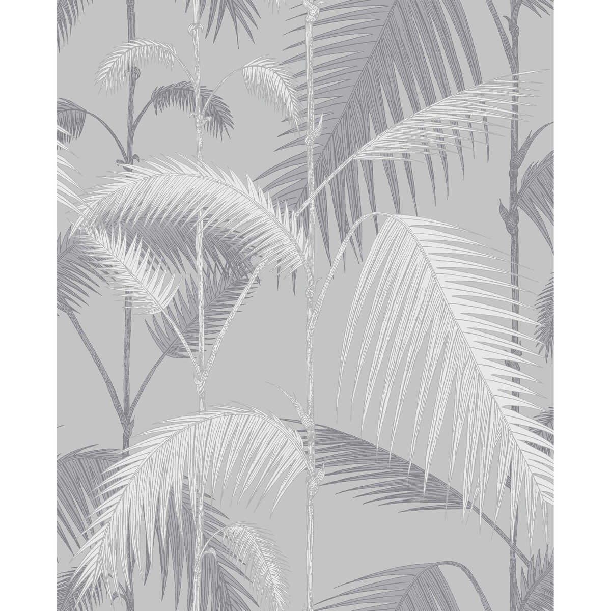 Palm Jungle - Lilac & Grey - COLE & SON Papel pintado