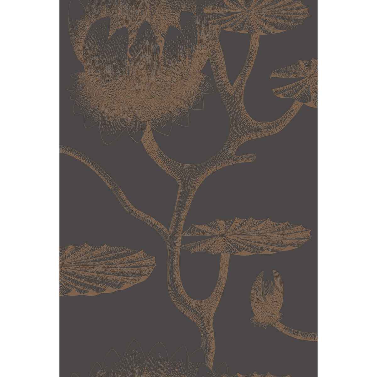 954021cs0 Lily Black Bronze Cole Son Wallpaper