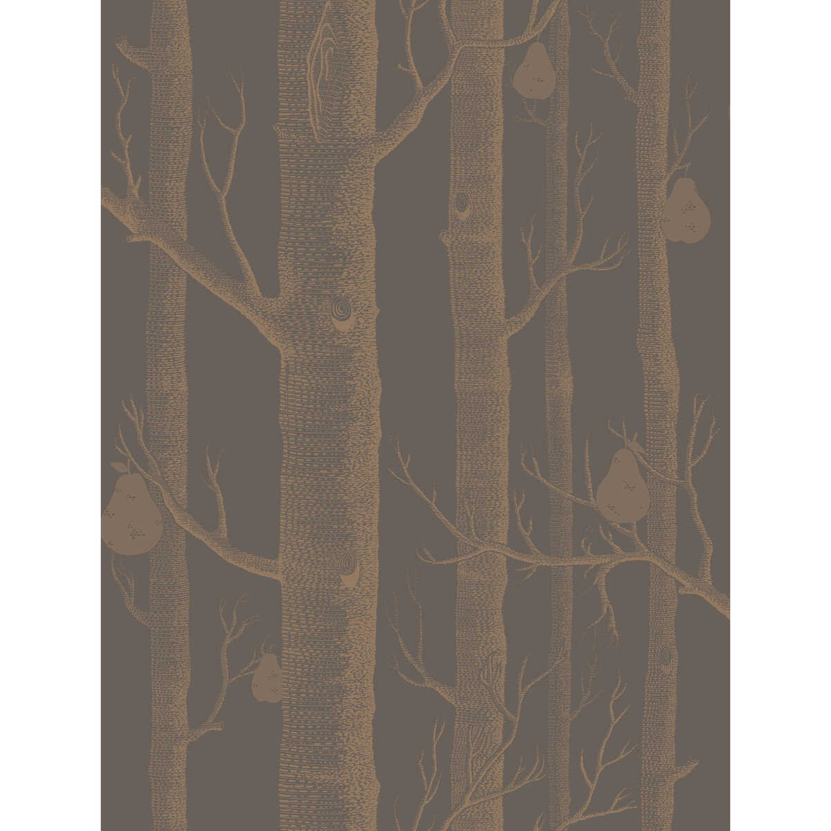 Woods & Pears - Bronze/Black - COLE & SON Wallpaper