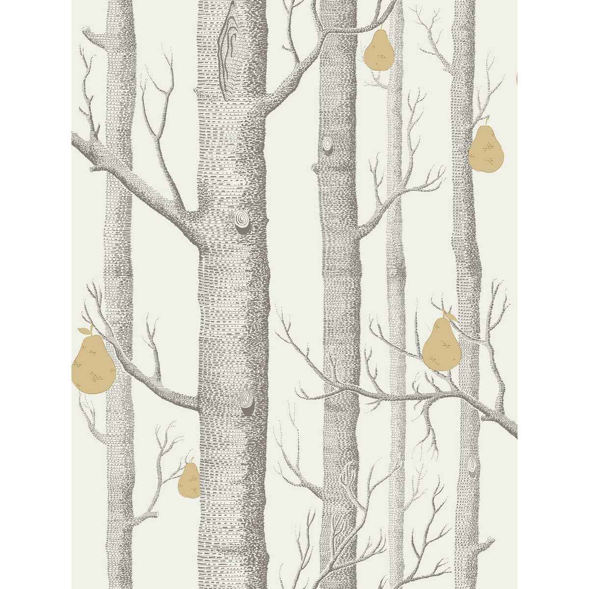 955032cs0 Woods Pears Charcl Lin Gld Cole Son Wallpaper